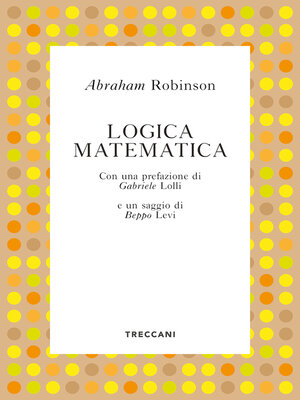 cover image of Logica matematica